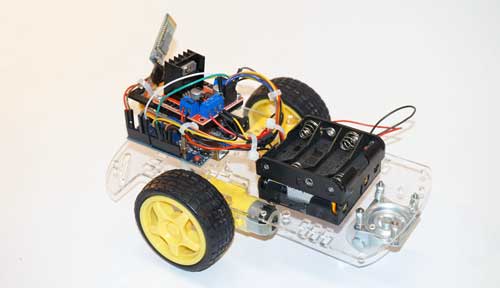 Papa Robot detalle coche teledirigido
