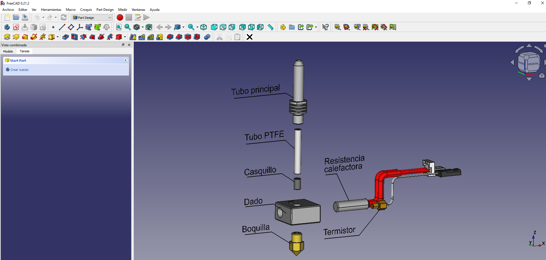 Freecad Papa robot