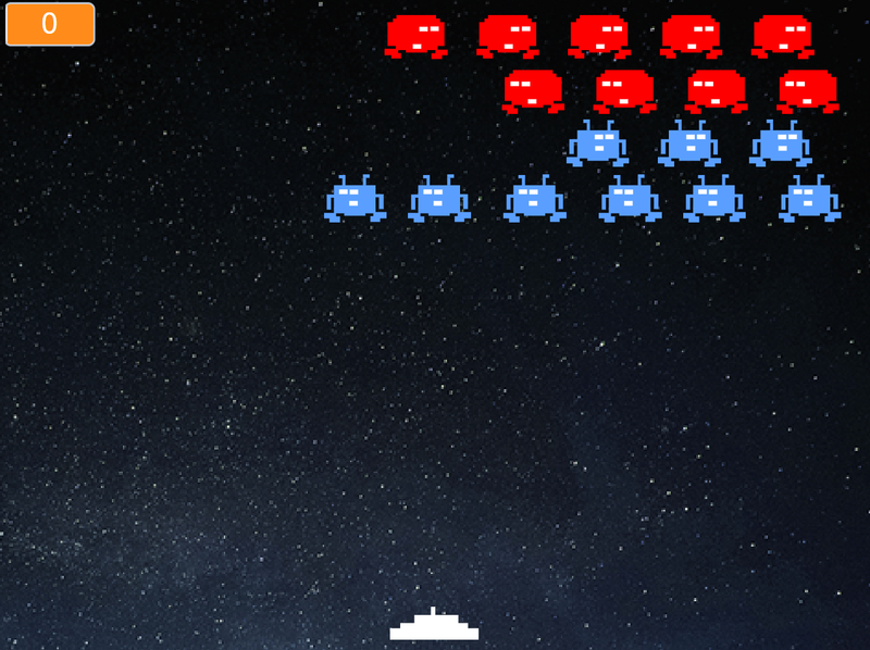 Space invaders papa robot